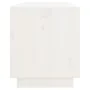 Mueble de TV de madera maciza de pino blanco 74x34x40 cm de , Muebles TV - Ref: Foro24-813840, Precio: 42,39 €, Descuento: %