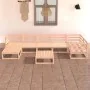 Juego de muebles de jardín 8 piezas madera maciza de pino | Foro24.es | Tu tienda online para hogar, jardín y más Foro24.es