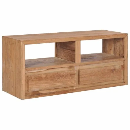 Mueble de TV madera maciza de teca 90x30x40 cm by , TV Furniture - Ref: Foro24-282848, Price: 242,40 €, Discount: %