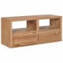 Mueble de TV madera maciza de teca 90x30x40 cm by , TV Furniture - Ref: Foro24-282848, Price: 242,40 €, Discount: %