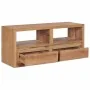 Mueble de TV madera maciza de teca 90x30x40 cm by , TV Furniture - Ref: Foro24-282848, Price: 242,40 €, Discount: %