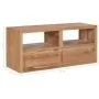 Mueble de TV madera maciza de teca 90x30x40 cm by , TV Furniture - Ref: Foro24-282848, Price: 242,40 €, Discount: %
