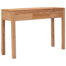 Mesa consola de madera maciza de teca 110x35x75 cm by , Side tables - Ref: Foro24-287229, Price: 229,26 €, Discount: %