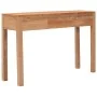 Mesa consola de madera maciza de teca 110x35x75 cm by , Side tables - Ref: Foro24-287229, Price: 229,26 €, Discount: %