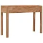 Mesa consola de madera maciza de teca 110x35x75 cm by , Side tables - Ref: Foro24-287229, Price: 229,26 €, Discount: %