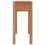 Mesa consola de madera maciza de teca 110x35x75 cm by , Side tables - Ref: Foro24-287229, Price: 229,26 €, Discount: %