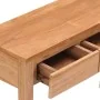 Mesa consola de madera maciza de teca 110x35x75 cm by , Side tables - Ref: Foro24-287229, Price: 229,26 €, Discount: %