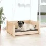 Cama para perros madera maciza de pino 65,5x50,5x28 cm de , Camas para perros - Ref: Foro24-821447, Precio: 52,59 €, Descuent...
