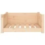 Cama para perros madera maciza de pino 65,5x50,5x28 cm de , Camas para perros - Ref: Foro24-821447, Precio: 52,59 €, Descuent...