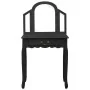 Tocador y taburete madera paulownia negro 65x36x128 cm von , Schlafzimmerkommoden - Ref: Foro24-289336, Preis: 159,36 €, Raba...