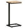 Mesitas auxiliares 2 uds madera mango rugosa 31,5x24,5x64,5 cm | Foro24.es | Tu tienda online para hogar, jardín y más Foro24.es