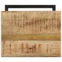 Mesitas auxiliares 2 uds madera mango rugosa 31,5x24,5x64,5 cm | Foro24.es | Tu tienda online para hogar, jardín y más Foro24.es