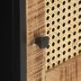 Mueble para TV madera mango rugosa y caña natural 120x30x40 cm by , TV Furniture - Ref: Foro24-323142, Price: 292,32 €, Disco...