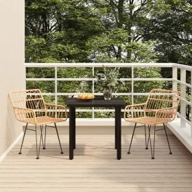 Juego de comedor de jardín 3 piezas ratán sintético de , Conjuntos de jardín - Ref: Foro24-3157859, Precio: 223,79 €, Descuen...
