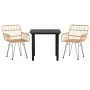 Juego de comedor de jardín 3 piezas ratán sintético by , Garden sets - Ref: Foro24-3157859, Price: 223,83 €, Discount: %