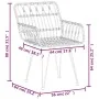 Juego de comedor de jardín 7 piezas ratán sintético by , Garden sets - Ref: Foro24-3157850, Price: 636,18 €, Discount: %