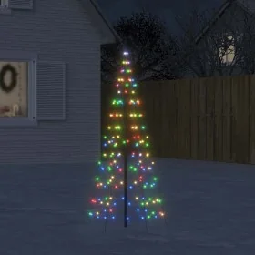 Árbol de Navidad en asta de bandera 200 LED de