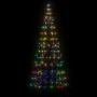 Árbol de Navidad en asta de bandera 200 LED de colores 180 cm | Foro24.es | Tu tienda online para hogar, jardín y más Foro24.es
