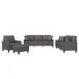 Juego de sofás con cojines 4 piezas cuero sintético gris by , Sofas - Ref: Foro24-3201355, Price: 630,82 €, Discount: -5%%