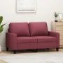 Sofá de 2 plazas de tela rojo tinto 120 cm von , Sofas - Ref: Foro24-359161, Preis: 191,70 €, Rabatt: %