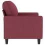 Sofá de 2 plazas de tela rojo tinto 120 cm von , Sofas - Ref: Foro24-359161, Preis: 191,70 €, Rabatt: %