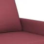 Sofá de 2 plazas de tela rojo tinto 120 cm von , Sofas - Ref: Foro24-359161, Preis: 191,70 €, Rabatt: %