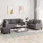 Juego de sofás con cojines 3 piezas cuero sintético gris von , Sofas - Ref: Foro24-3201395, Preis: 500,72 €, Rabatt: -5%%