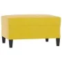 Juego de sofás con cojines 3 piezas terciopelo amarillo by , Sofas - Ref: Foro24-3201736, Price: 471,78 €, Discount: %