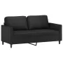 Juego de sofás con cojines 3 piezas cuero sintético negro by , Sofas - Ref: Foro24-3201755, Price: 457,30 €, Discount: %