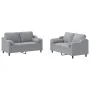 Juego de sofás con cojines 2 piezas tela gris claro von , Sofas - Ref: Foro24-3201818, Preis: 460,80 €, Rabatt: %