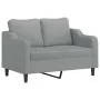 Juego de sofás con cojines 2 piezas tela gris claro von , Sofas - Ref: Foro24-3201818, Preis: 460,80 €, Rabatt: %