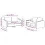 Juego de sofás con cojines 2 piezas tela gris claro von , Sofas - Ref: Foro24-3201818, Preis: 460,80 €, Rabatt: %