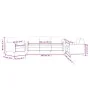 Juego de sofás 3 piezas terciopelo rosa de , Sofás - Ref: Foro24-3201937, Precio: 710,94 €, Descuento: %