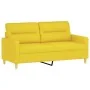 Juego de sofás con cojines 2 piezas tela amarillo claro by , Sofas - Ref: Foro24-3201589, Price: 365,71 €, Discount: %
