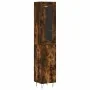 Aparador de madera contrachapada roble ahumado 34,5x34x180 cm by , Sideboards - Ref: Foro24-3199206, Price: 102,73 €, Discoun...