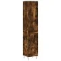 Aparador de madera contrachapada roble ahumado 34,5x34x180 cm | Foro24.es | Tu tienda online para hogar, jardín y más Foro24.es