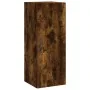 Aparador de madera contrachapada roble ahumado 34,5x34x180 cm | Foro24.es | Tu tienda online para hogar, jardín y más Foro24.es
