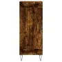 Aparador de madera contrachapada roble ahumado 34,5x34x180 cm | Foro24.es | Tu tienda online para hogar, jardín y más Foro24.es