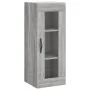 Aparador alto madera contrachapada gris Sonoma 34,5x34x180 cm by , Sideboards - Ref: Foro24-3199271, Price: 117,66 €, Discoun...
