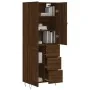 Aparador alto madera contrachapada marrón roble 69,5x34x180 cm | Foro24.es | Tu tienda online para hogar, jardín y más Foro24.es