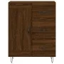 Aparador alto madera contrachapada marrón roble 69,5x34x180 cm | Foro24.es | Tu tienda online para hogar, jardín y más Foro24.es