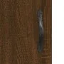 Aparador alto madera contrachapada marrón roble 69,5x34x180 cm | Foro24.es | Tu tienda online para hogar, jardín y más Foro24.es