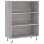 Aparador alto madera contrachapada gris sonoma 69,5x34x180 cm de , Aparadores - Ref: Foro24-3198119, Precio: 120,52 €, Descue...