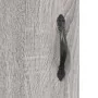 Aparador alto madera contrachapada gris sonoma 69,5x34x180 cm de , Aparadores - Ref: Foro24-3198119, Precio: 120,52 €, Descue...