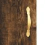 Aparador alto madera contrachapada roble ahumado 69,5x34x180 cm | Foro24.es | Tu tienda online para hogar, jardín y más Foro24.es