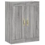 Aparador alto madera contrachapada gris sonoma 69,5x34x180 cm | Foro24.es | Tu tienda online para hogar, jardín y más Foro24.es