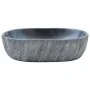 Lavabo sobre encimera ovalado cerámica negro y gris 47x33x13 cm de , Lavabos - Ref: Foro24-155068, Precio: 132,24 €, Descuent...