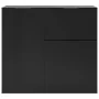 FMD Cómoda con cajón y puertas negro 89,1x31,7x81,3 cm von , Schubladen - Ref: Foro24-447416, Preis: 206,84 €, Rabatt: %