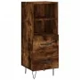 Aparador de madera contrachapada roble ahumado 34,5x34x180 cm von , Sideboards - Ref: Foro24-3198950, Preis: 104,57 €, Rabatt: %