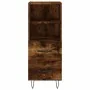Aparador de madera contrachapada roble ahumado 34,5x34x180 cm von , Sideboards - Ref: Foro24-3198950, Preis: 104,57 €, Rabatt: %